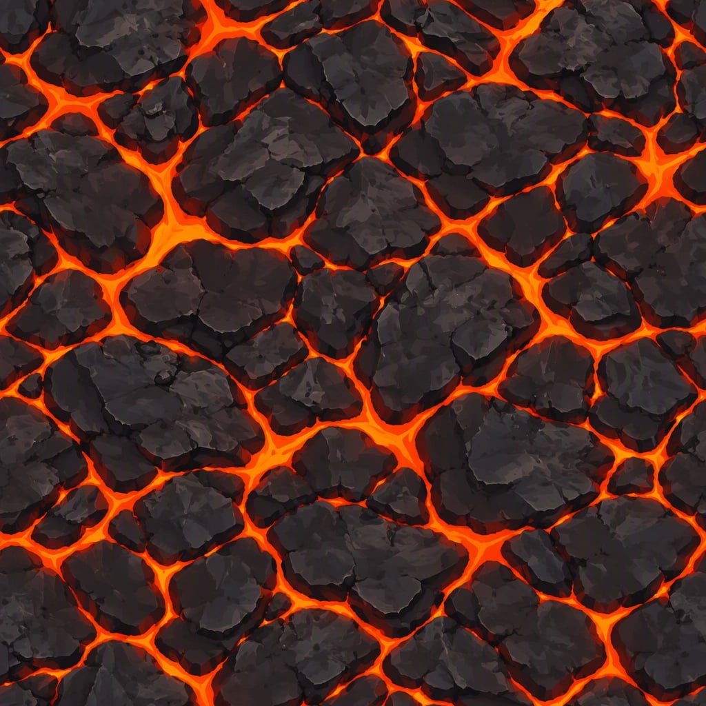 Stylized Lava Rock