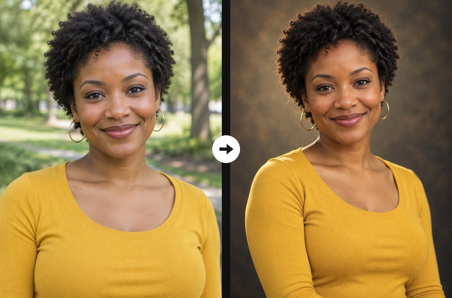Real studio lighting - AI Portrait Photography
