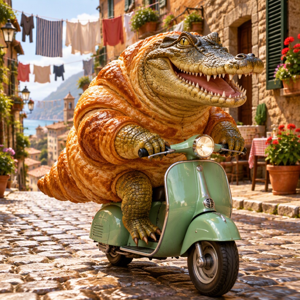 Croissant Crocodile
