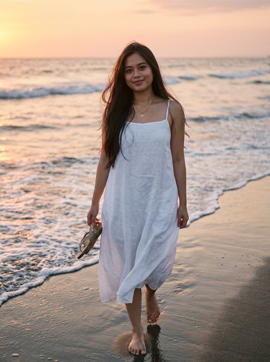 Strand bei Sonnenuntergang