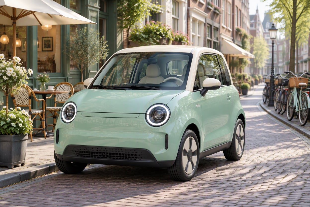 Pastel City Car