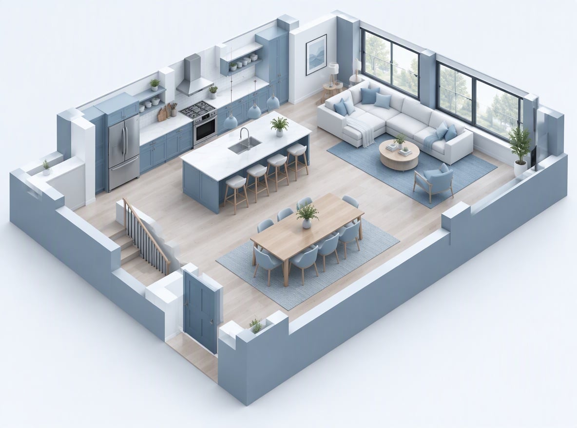 Isometric Home Cutaway