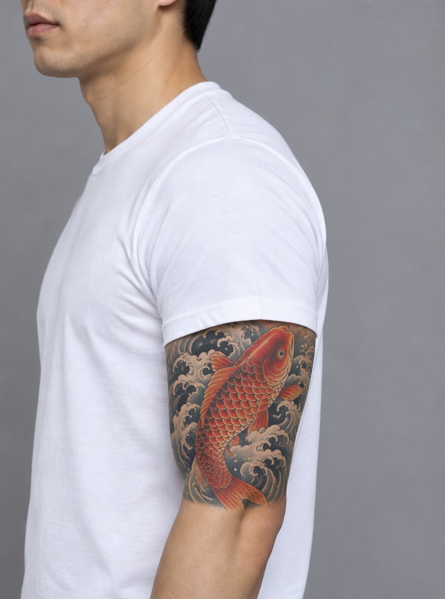 Koi Wave Sleeve