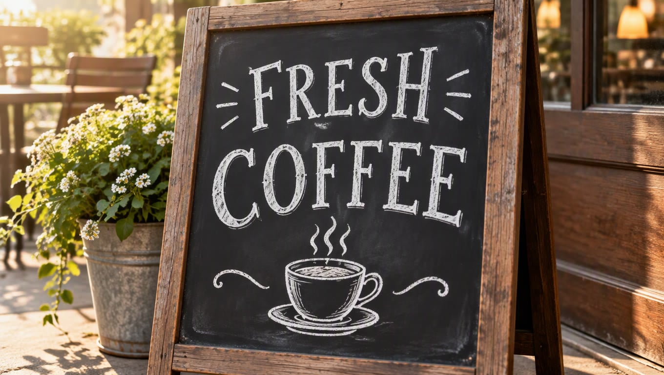 Cafe Chalkboard