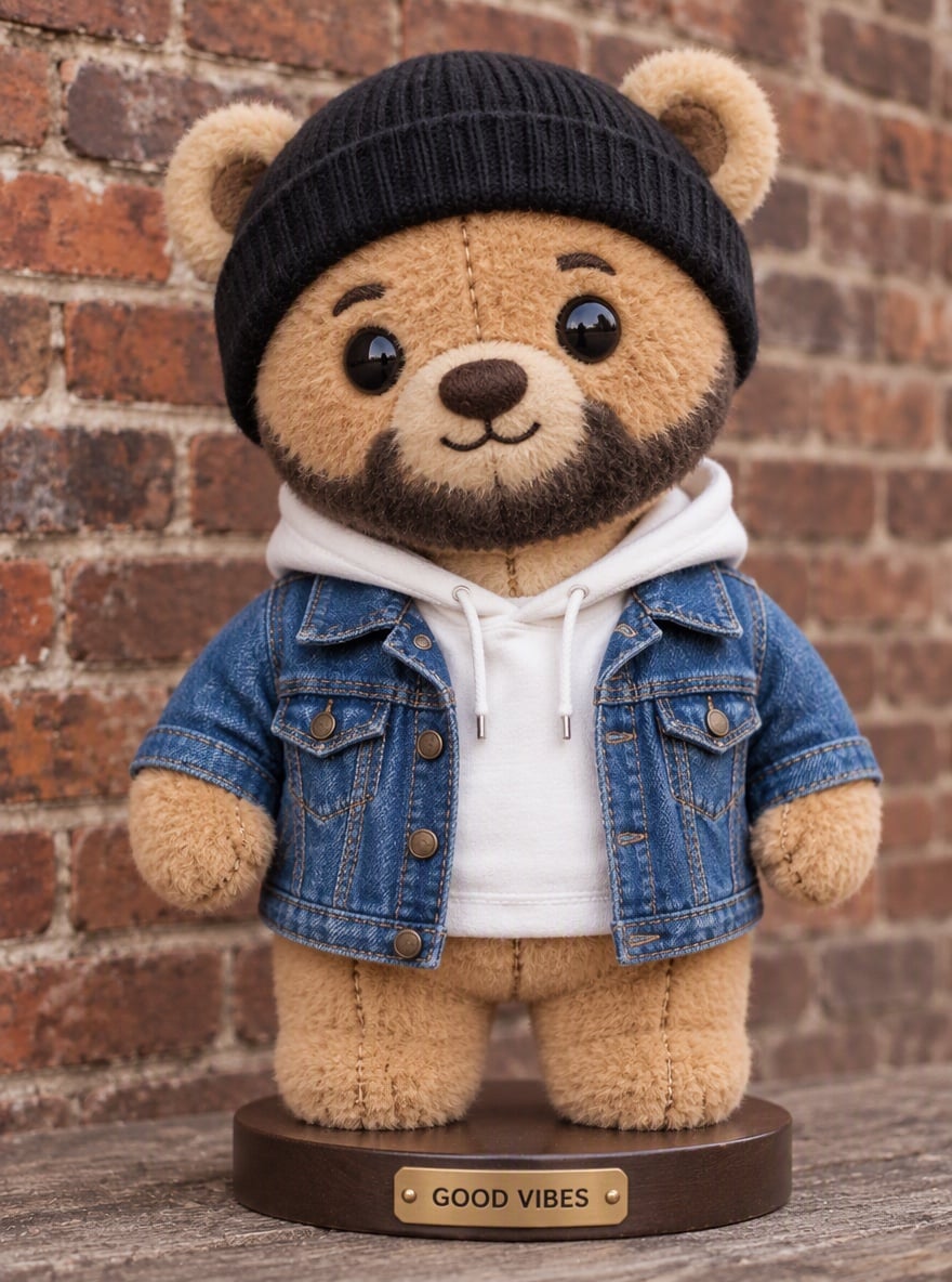 Denim Plush Buddy