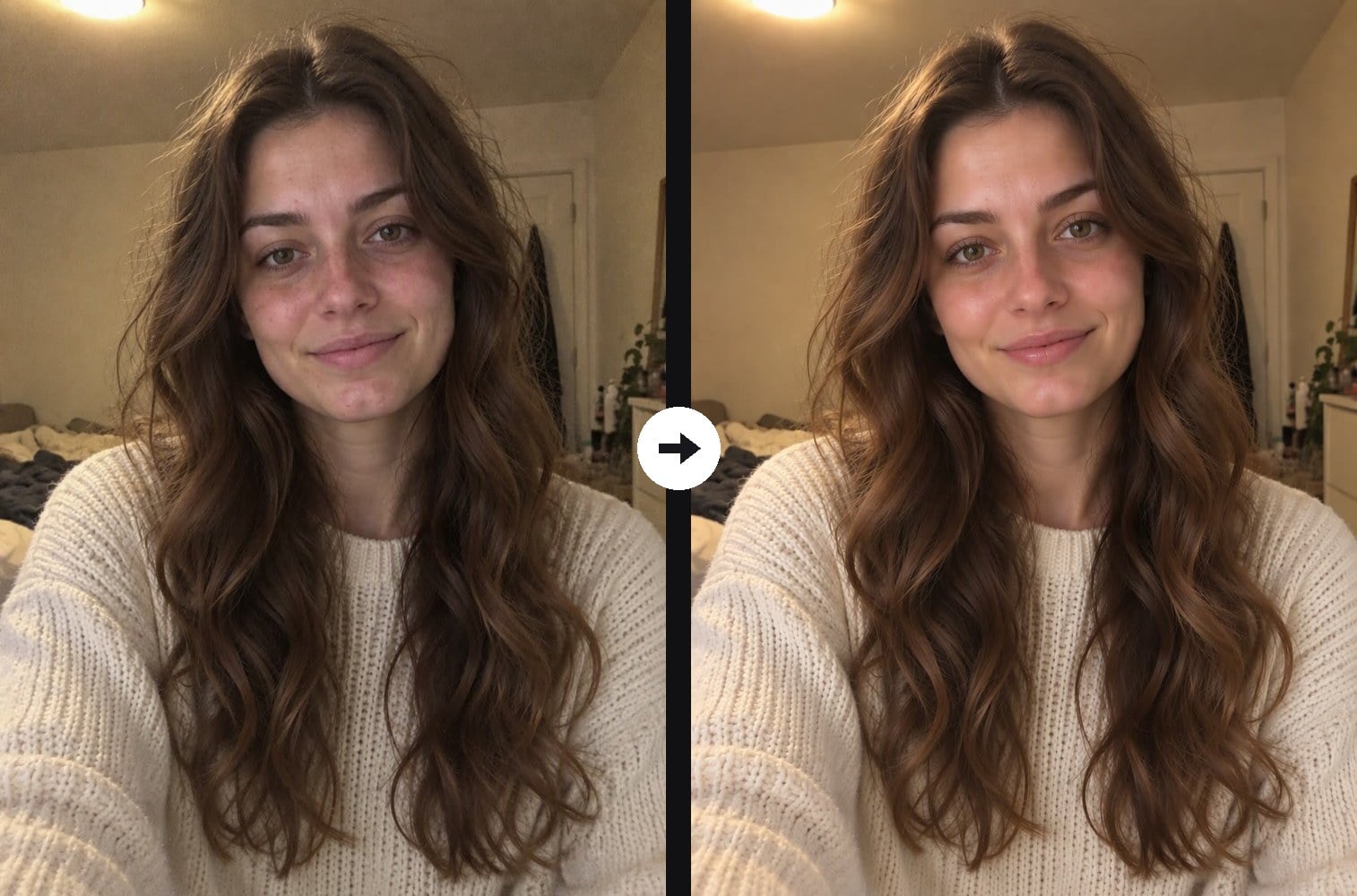 Natürlich statt Plastik - KI Glow-Up-Filter