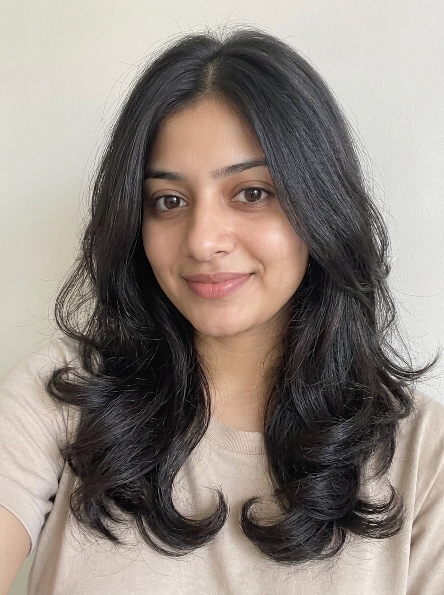 Women: Long Layered Blowout