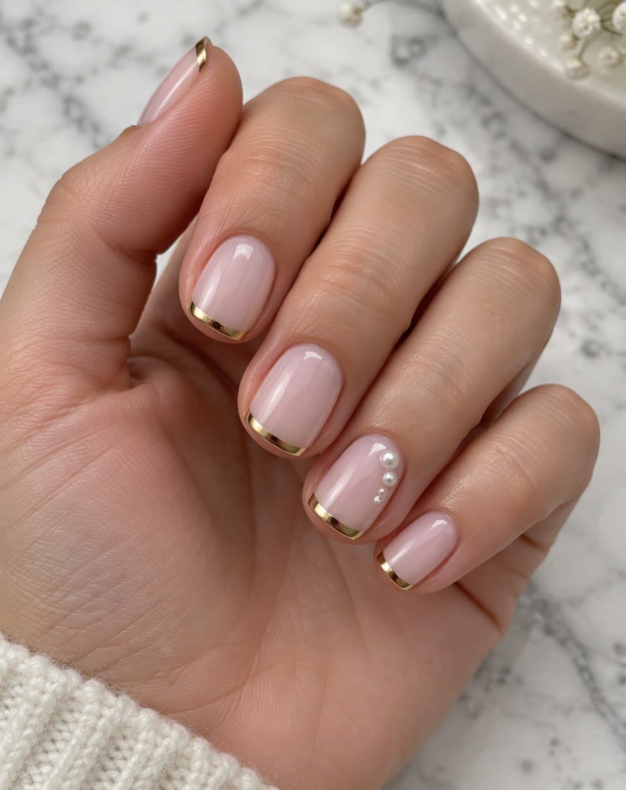 Perlen-French-Tips