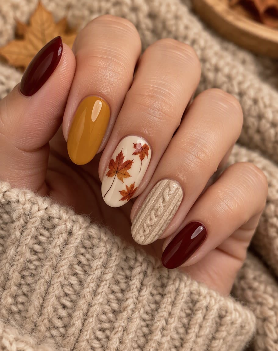 Herbst-Ahorn-Nägel