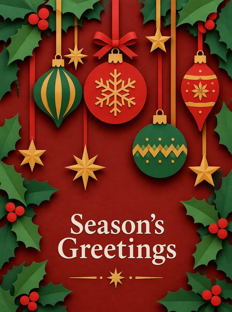 Papercut Ornaments