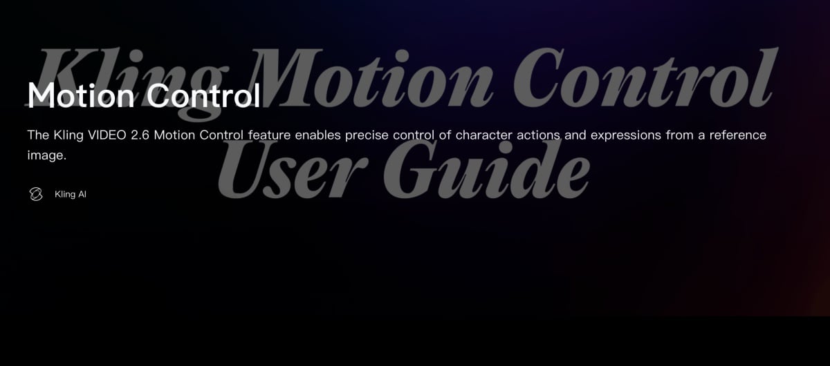 Cover Image for Reseña de Kling 2.6 Motion Control: La Guía Completa para Creadores