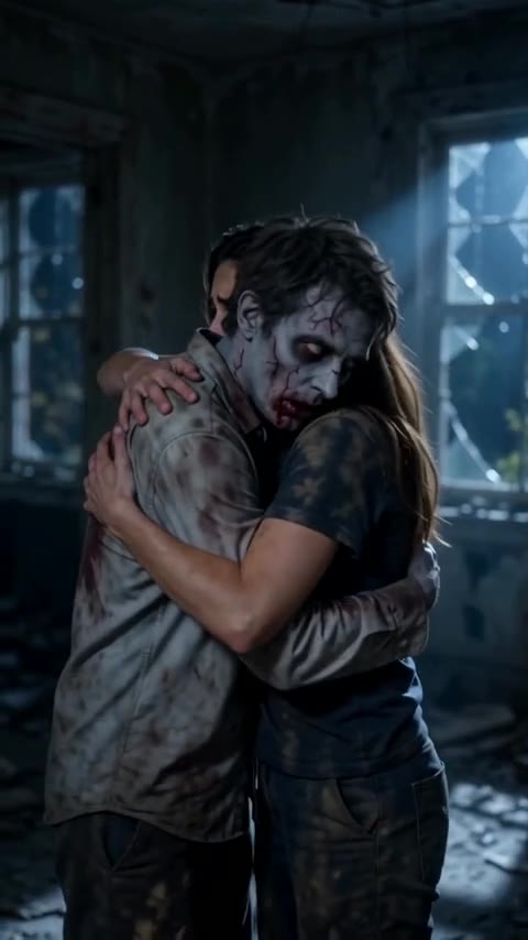 ai zombie couple video