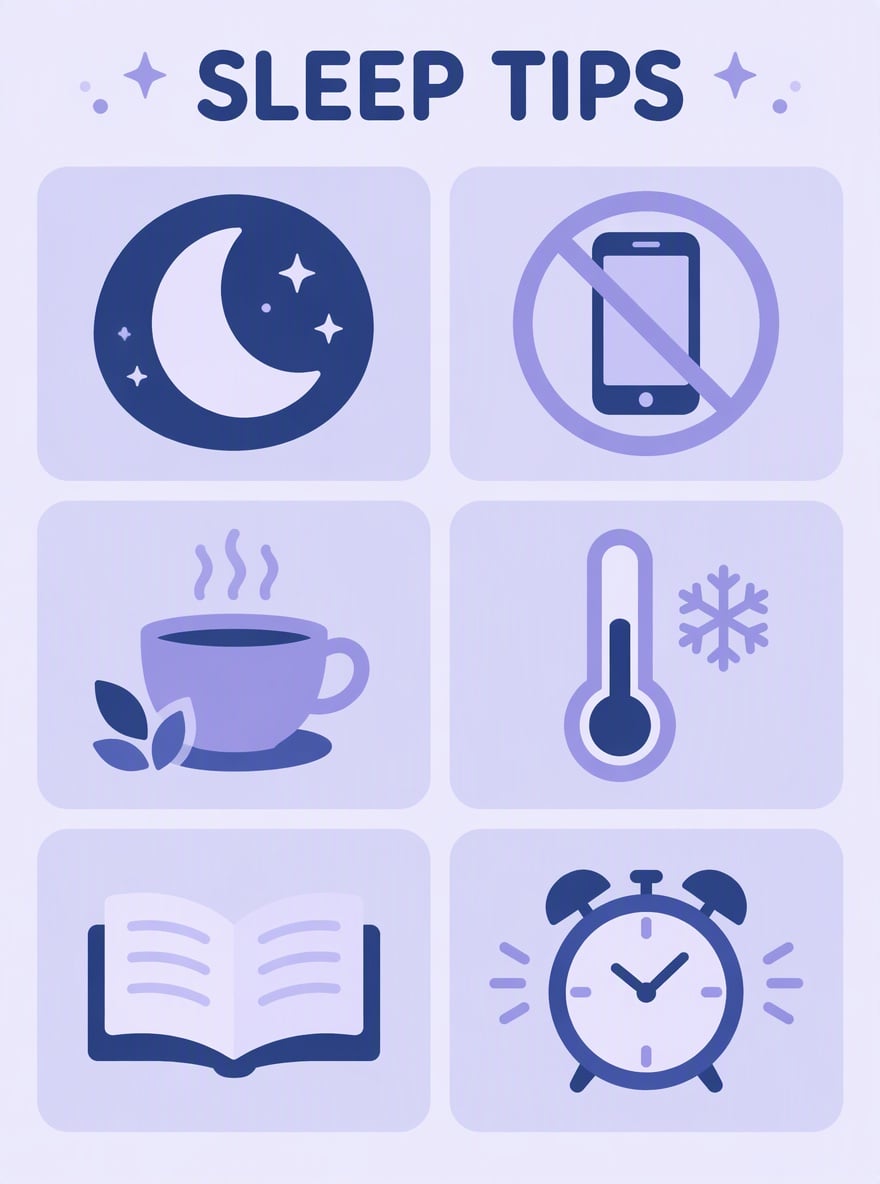 Sleep Tips Grid