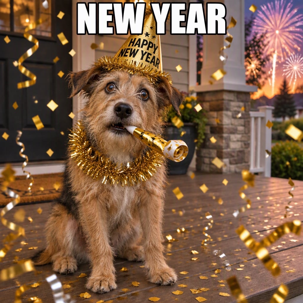 New Year Pup