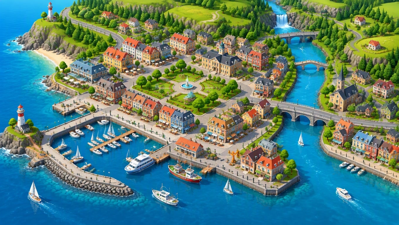 Isometric City Map