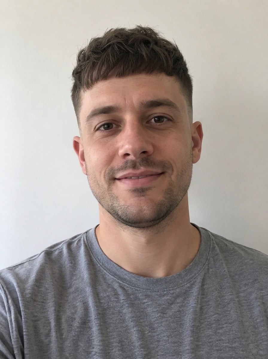 Men: Low Fade with Textured Crop