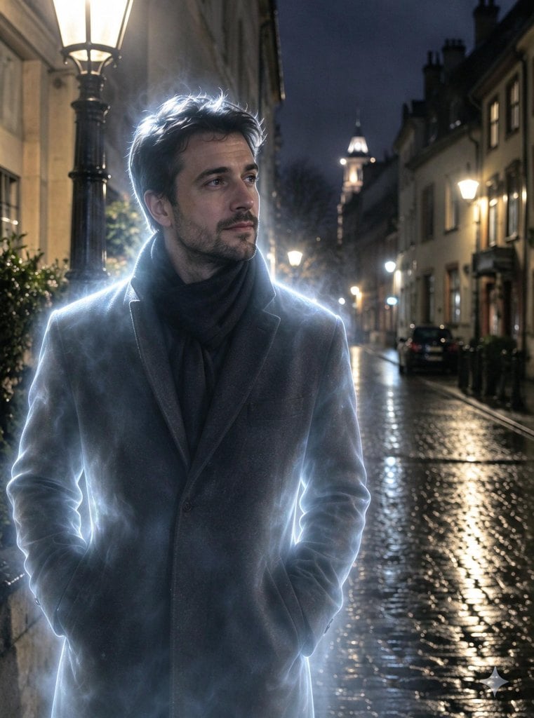 Regennacht in der Gasse