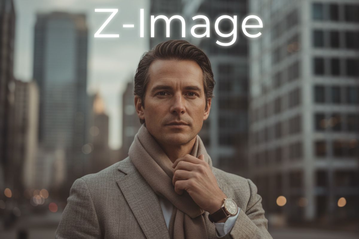 Exemplo de geração fotorealista do Z-Image