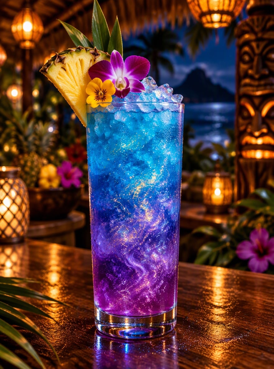 星空提基鸡尾酒