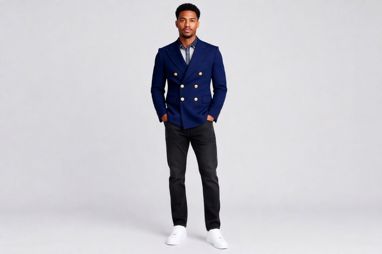 Double-Breasted Blazer