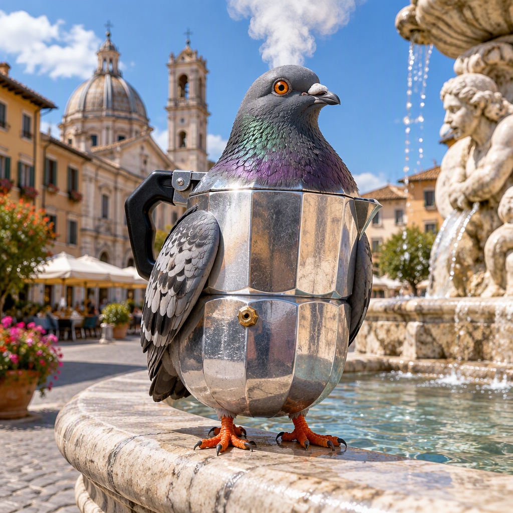 Moka Pot Pigeon