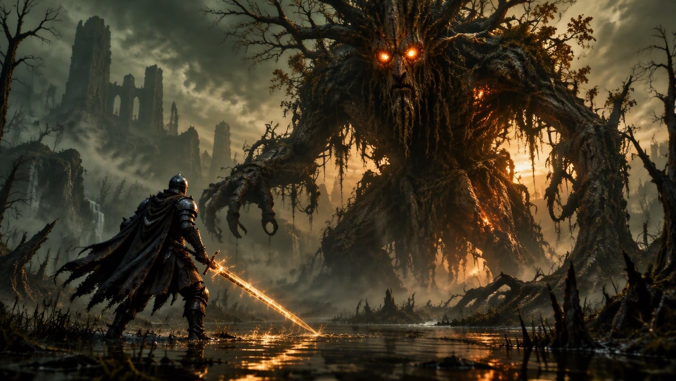 Knight vs Rot Giant