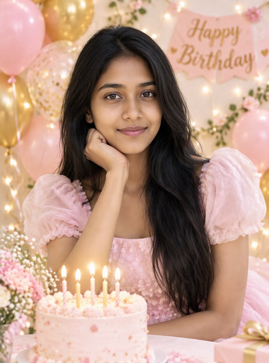 Servizio fotografico di compleanno (ragazza)