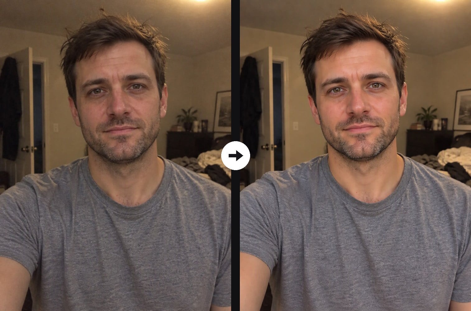 Kostenlos testen - KI Glow-Up-Filter