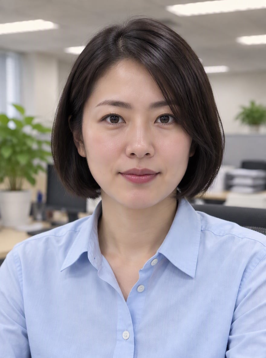 Warm Office Portrait