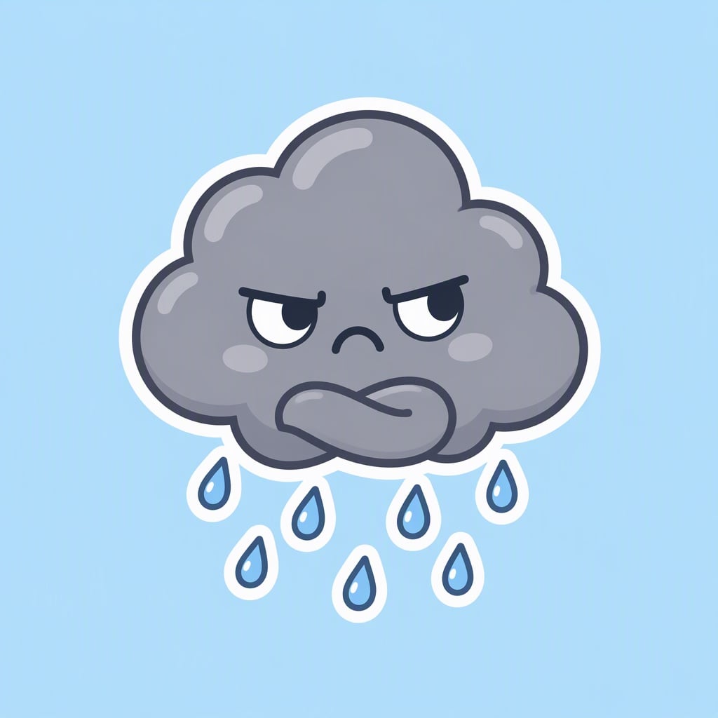Grumpy Rain Cloud