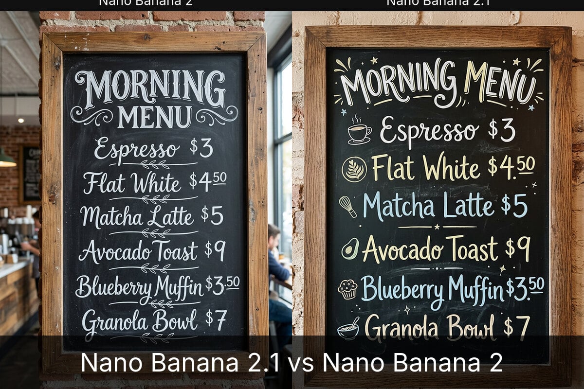 Nano Banana 2.1 vs Nano Banana 2