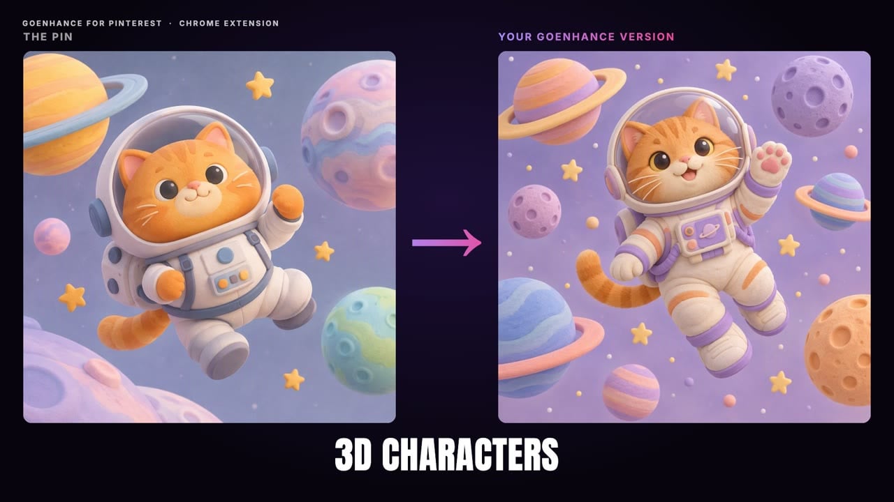 귀여운 3D 캐릭터