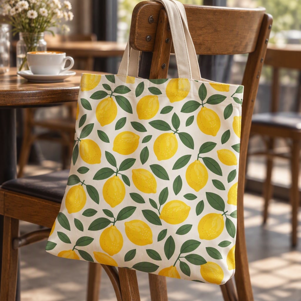 Lemon Tote Bag