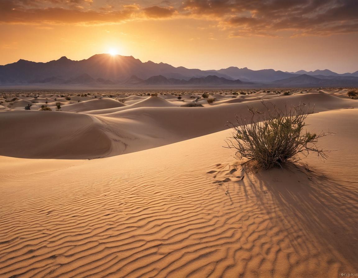 魅力的な砂漠の風景 - GoEnhance AI