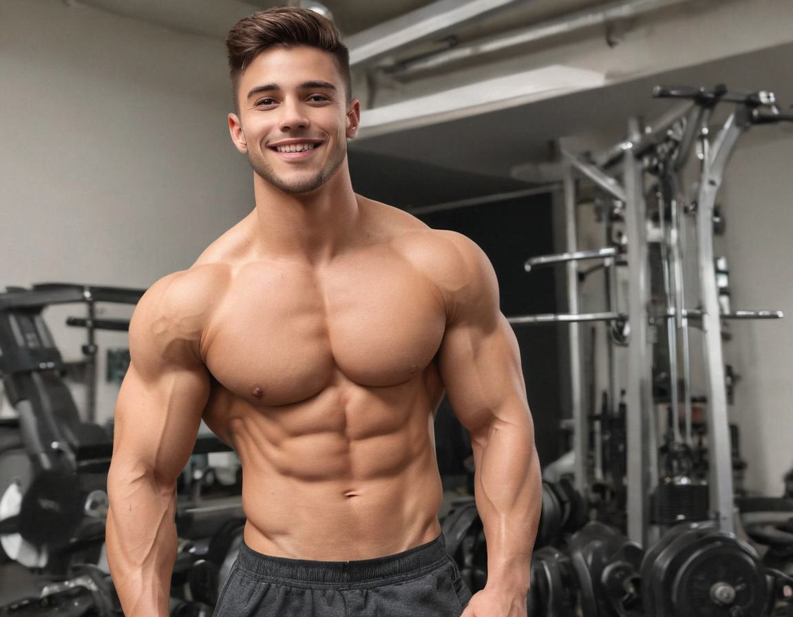 BoyFriend in GYM- GoEnhance AI